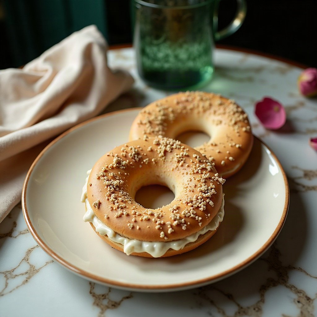 Creamed Up Bagel