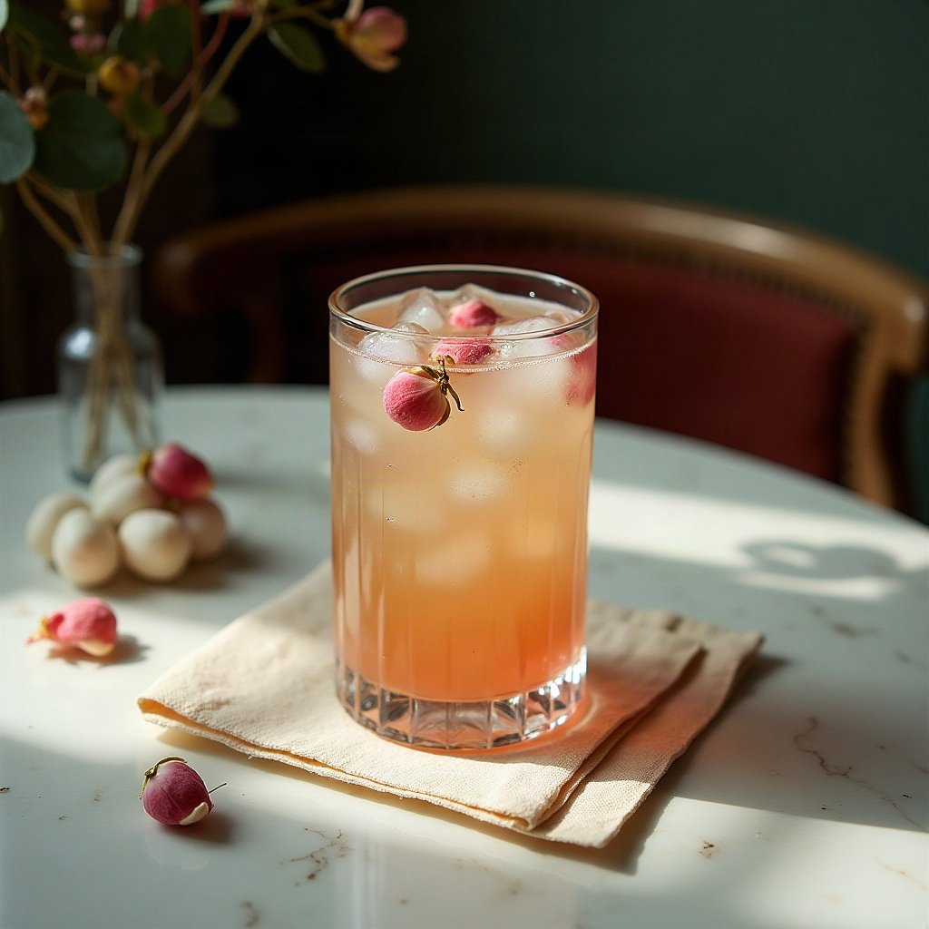 Rose Lychee Iced Tea